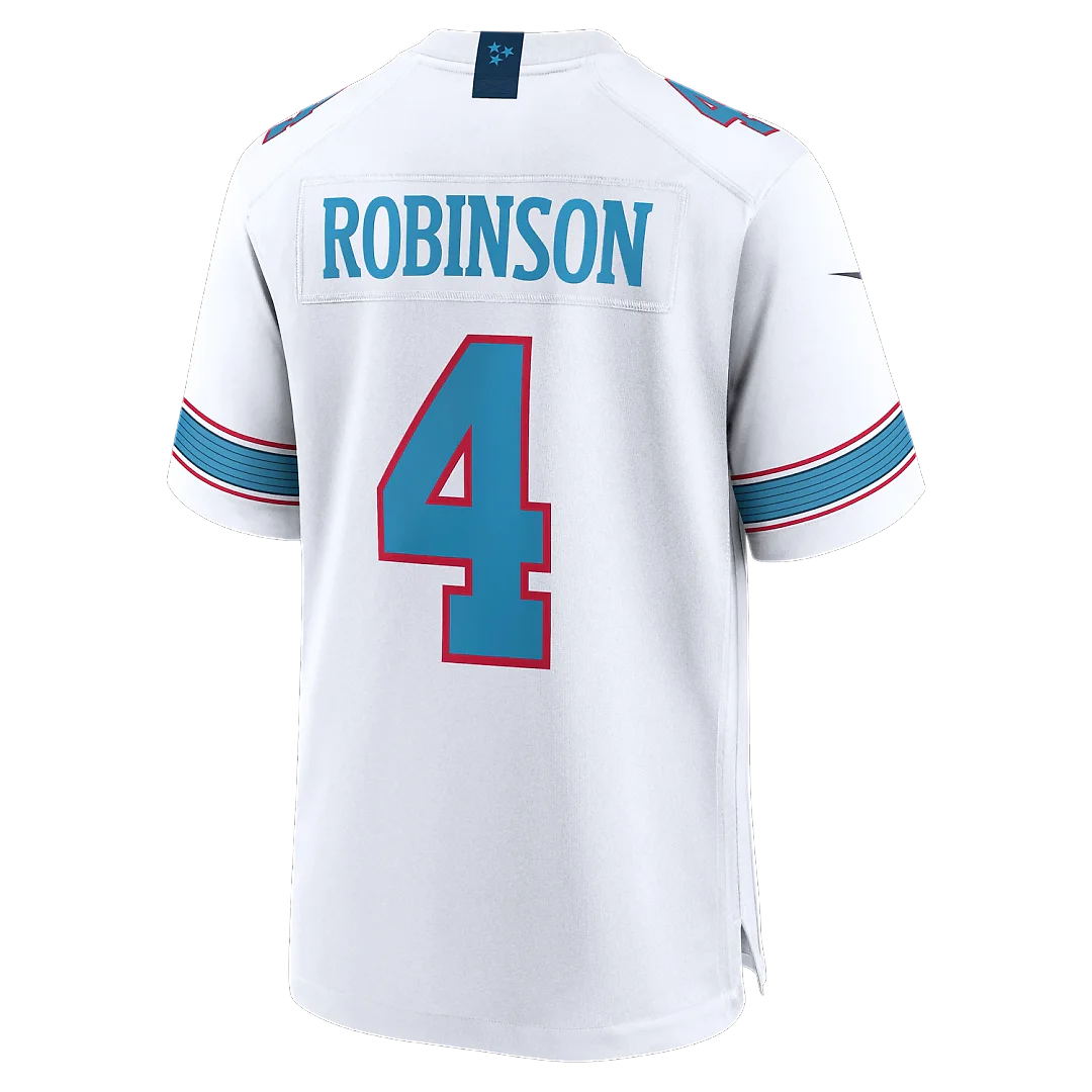 Zennovawear Wan'Dale Robinson Tennessee Titans Game Jersey - White