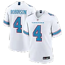Zennovawear Wan'Dale Robinson Tennessee Titans Game Jersey - White