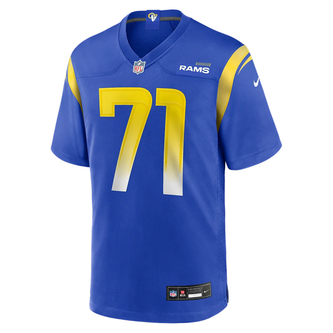 Zennovawear Warren McClendon Jr. Los Angeles Rams Team Game Jersey - Royal