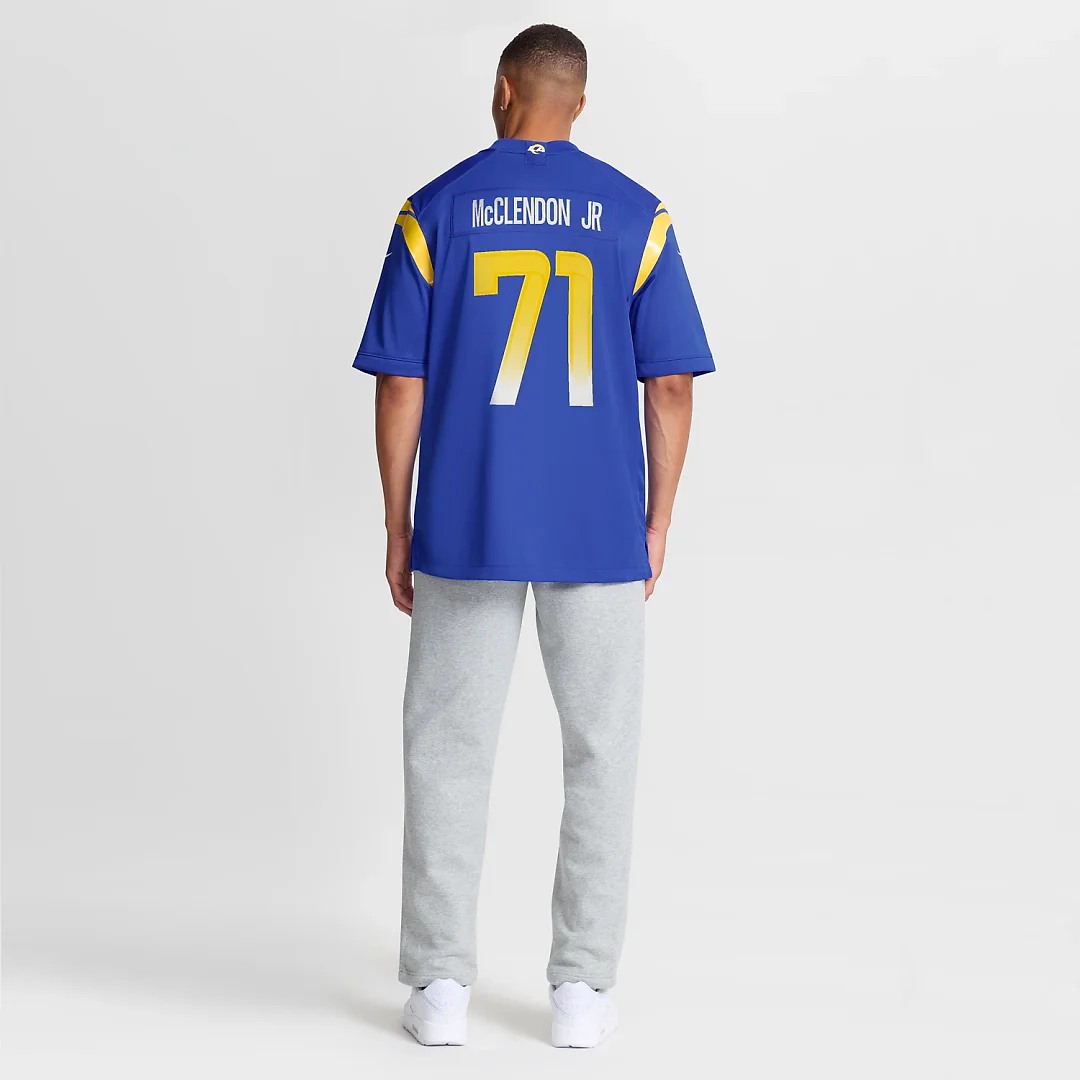 Zennovawear Warren McClendon Jr. Los Angeles Rams Team Game Jersey - Royal