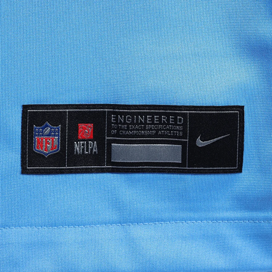Zennovawear Warren Moon Tennessee Titans Retired Player Alternate Game Jersey - Light Blue