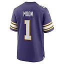 Zennovawear Warren Moon Minnesota Vikings Retired Player Alternate Game Jersey - Purple