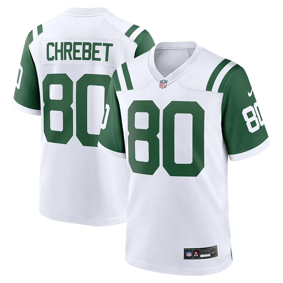 Zennovawear Wayne Chrebet New York Jets Retired Player Alternate Game Jersey - White