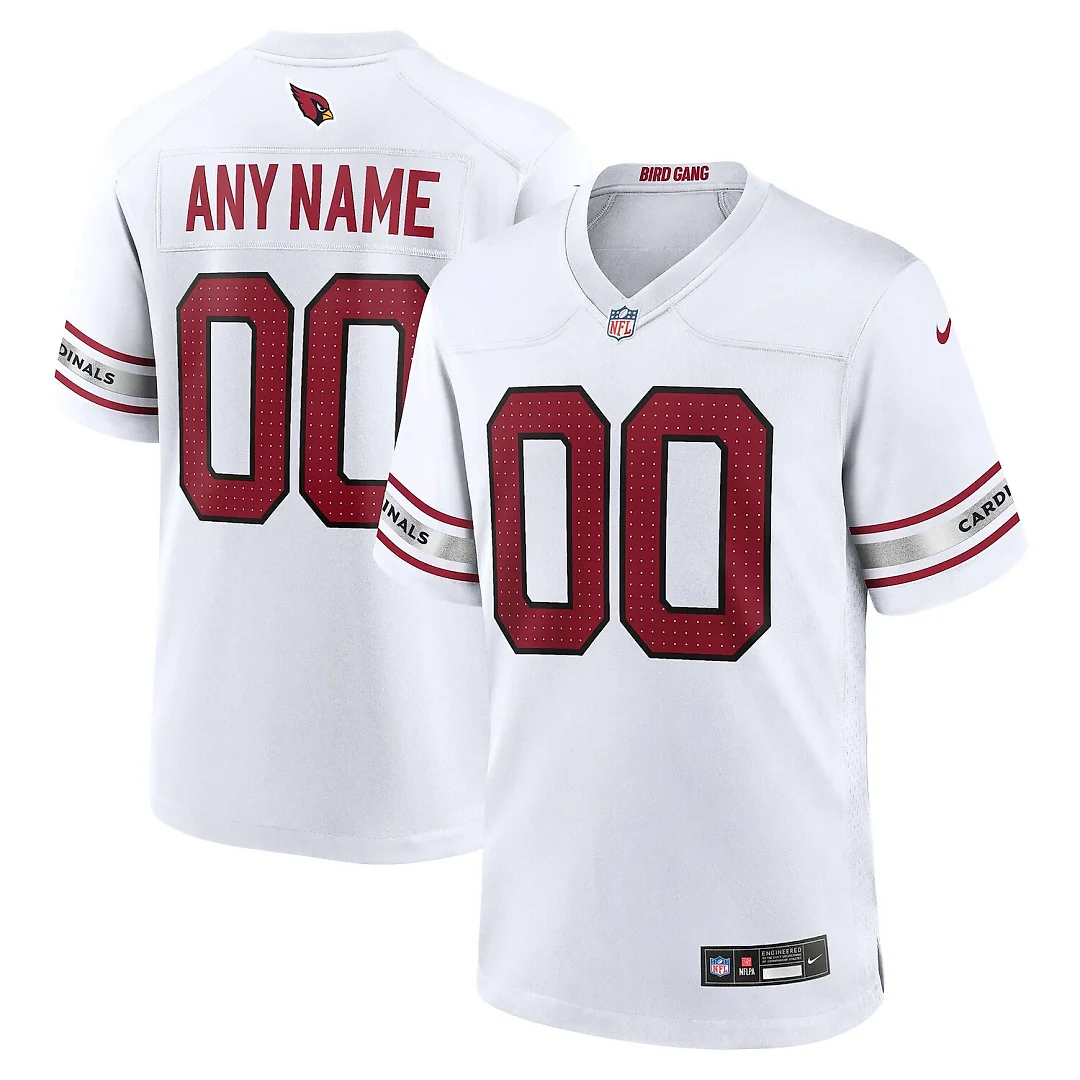 Zennovawear Arizona Cardinals Custom Game Jersey - White