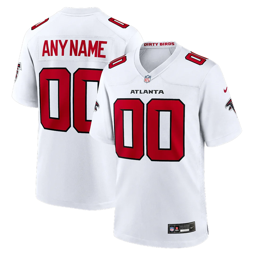 Zennovawear Atlanta Falcons Custom Game Jersey - White