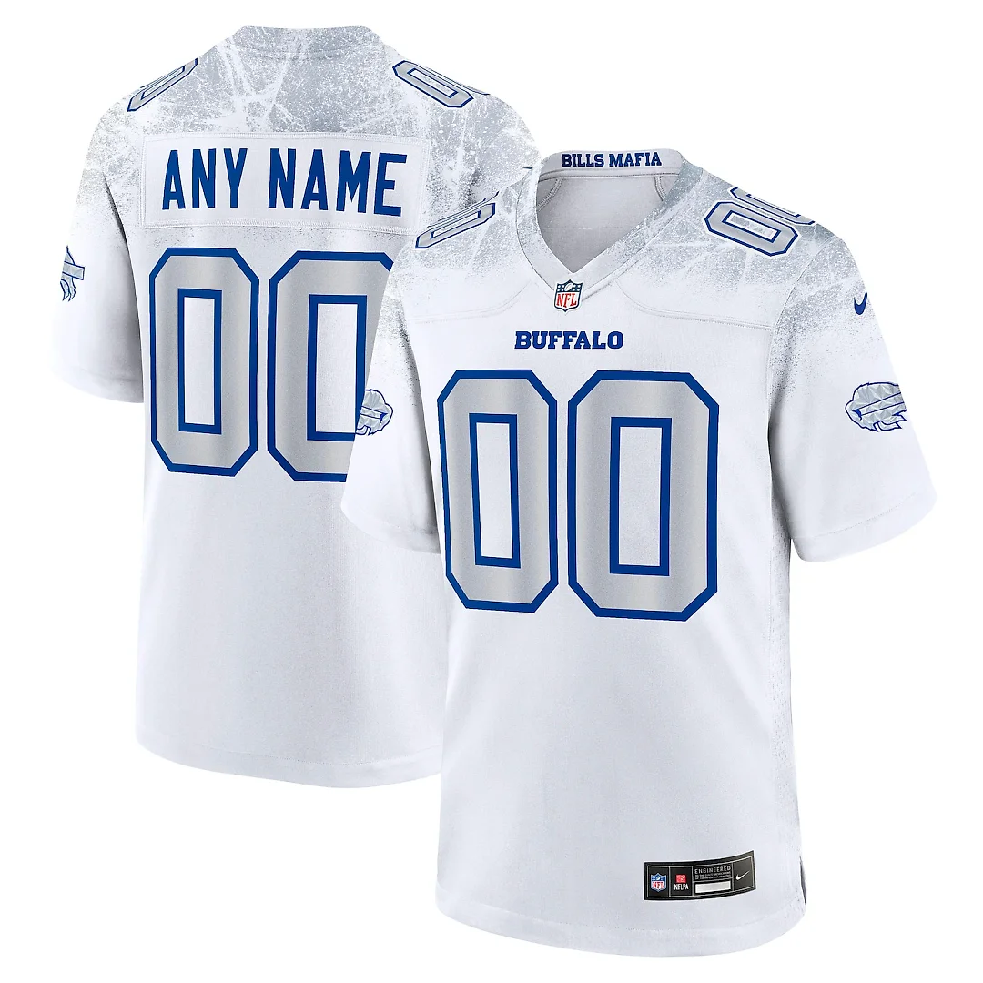 Zennovawear Buffalo Bills 2025 Rivalries Collection Custom Game Jersey - White