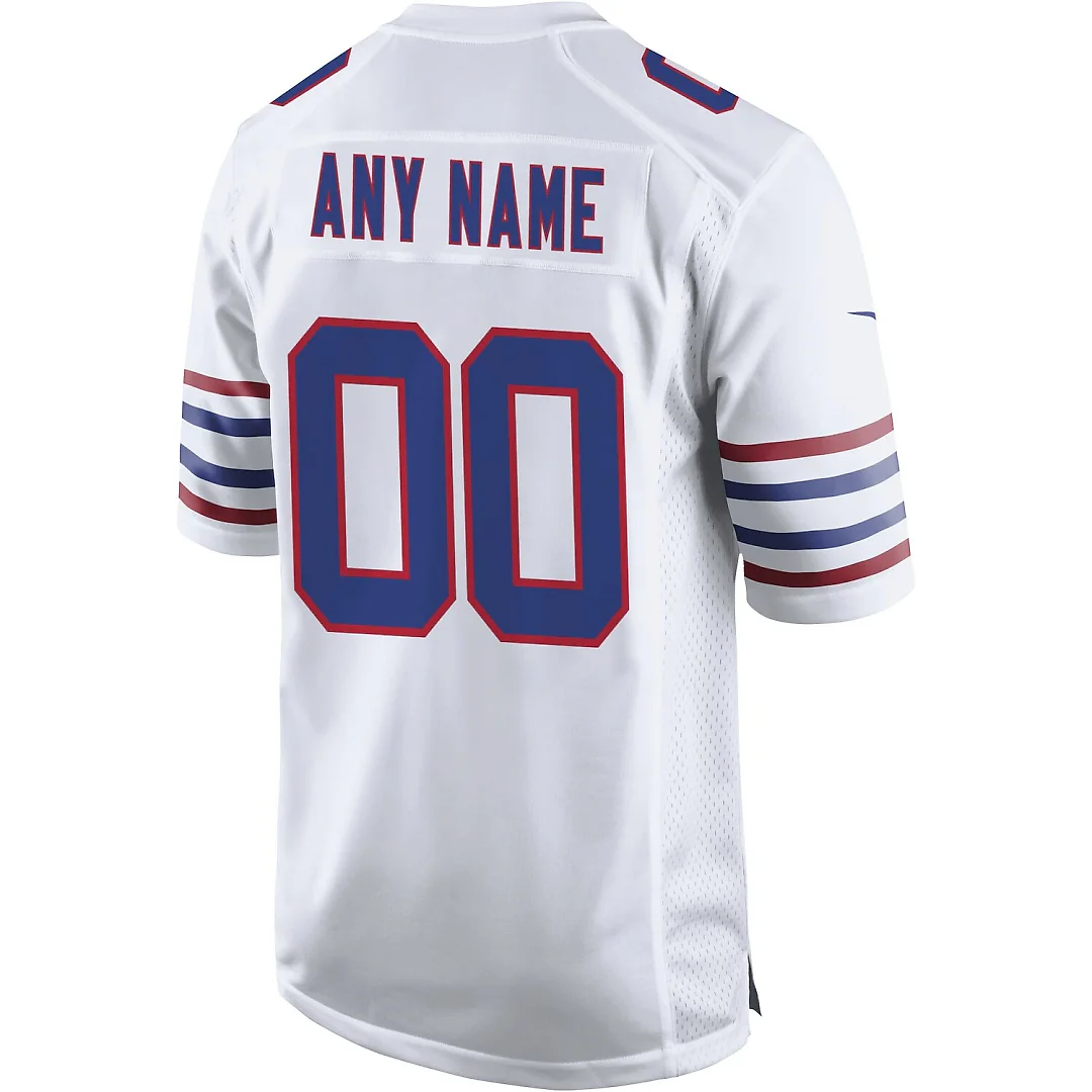 Zennovawear Buffalo Bills Alternate Custom Game Jersey - White