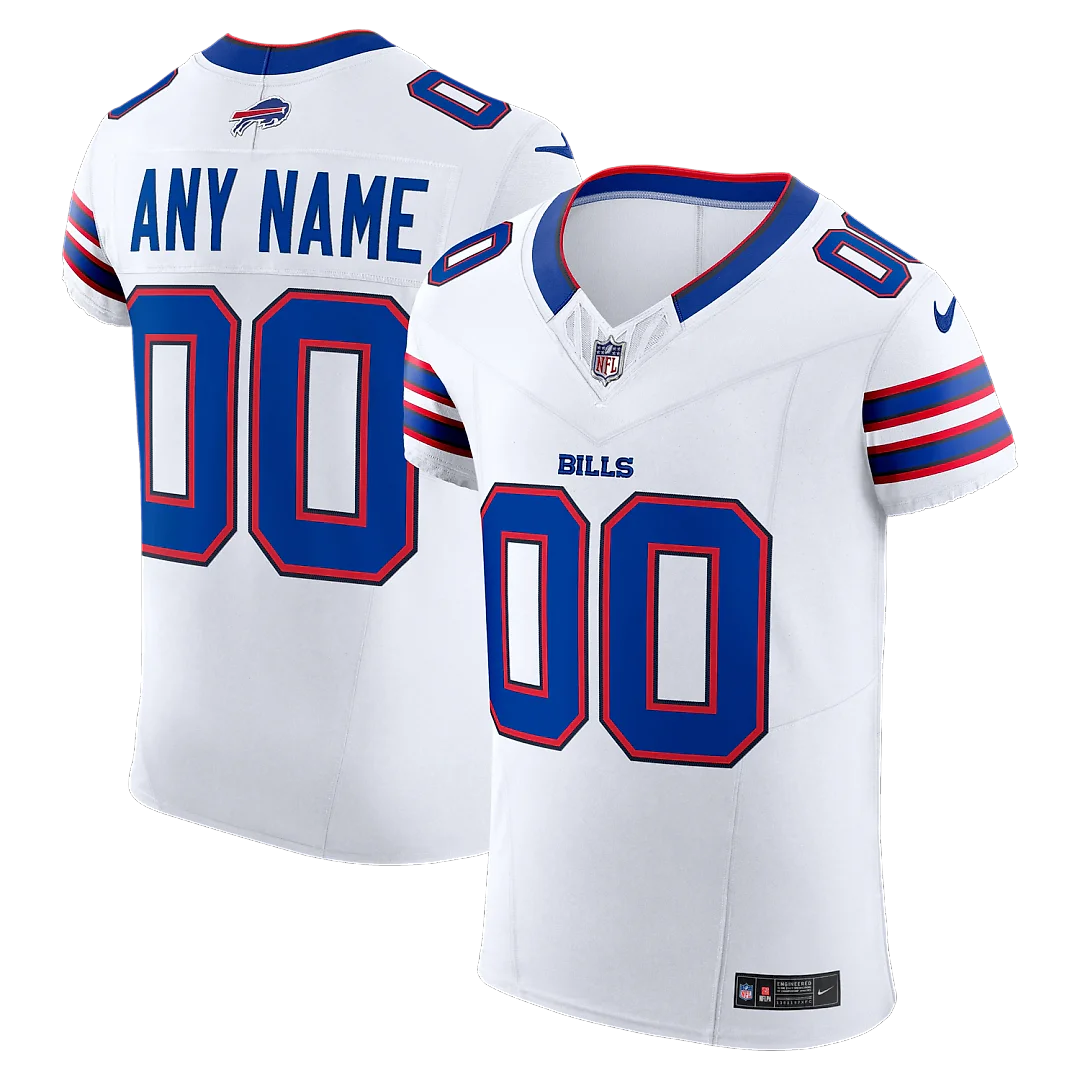 Zennovawear Buffalo Bills Vapor FUSE. Elite Custom Jersey - White