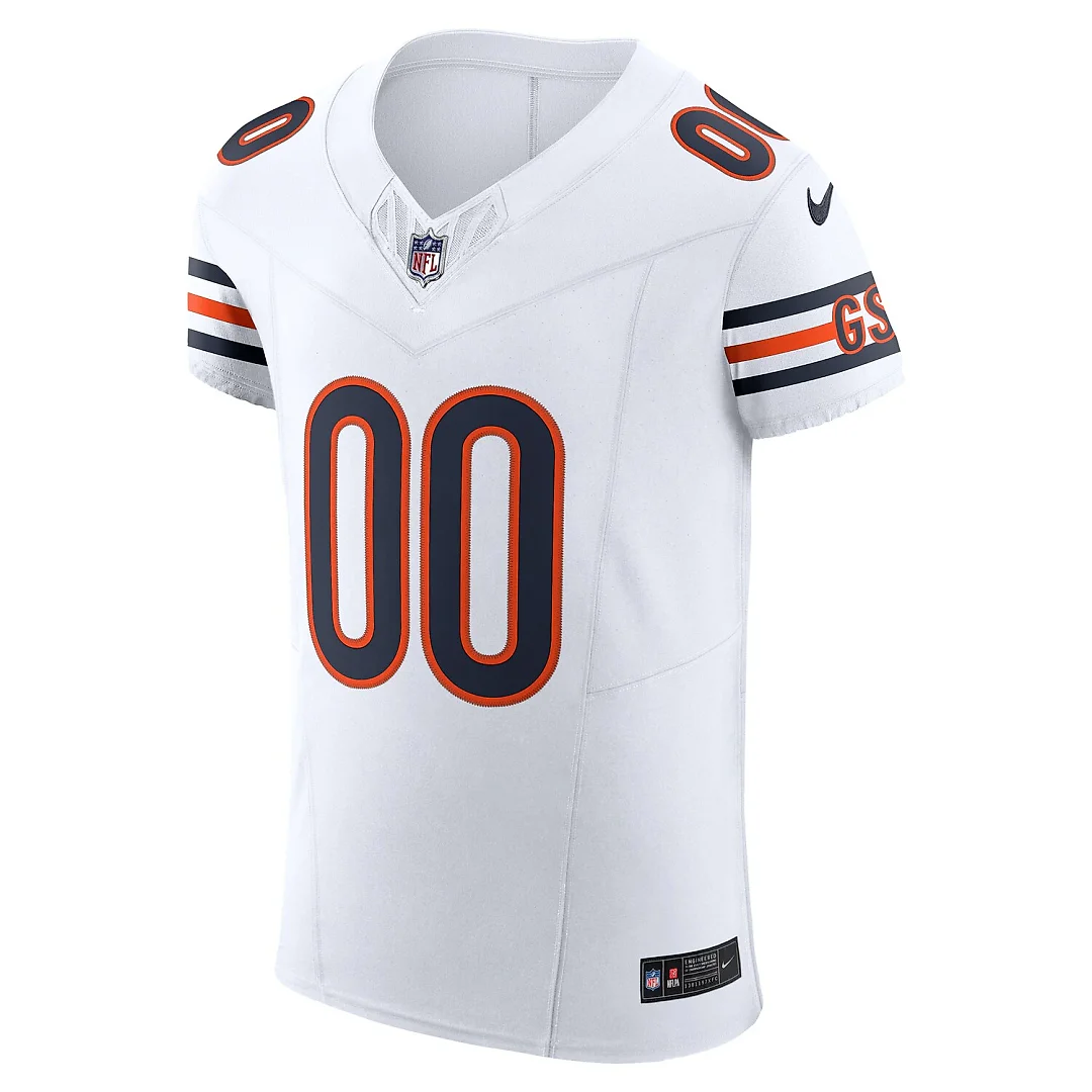 Zennovawear Chicago Bears Vapor FUSE. Elite Custom Jersey - White