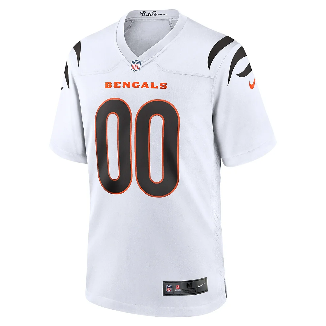 Zennovawear Cincinnati Bengals Game Custom Jersey - White