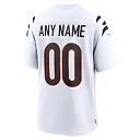 Zennovawear Cincinnati Bengals Game Custom Jersey - White
