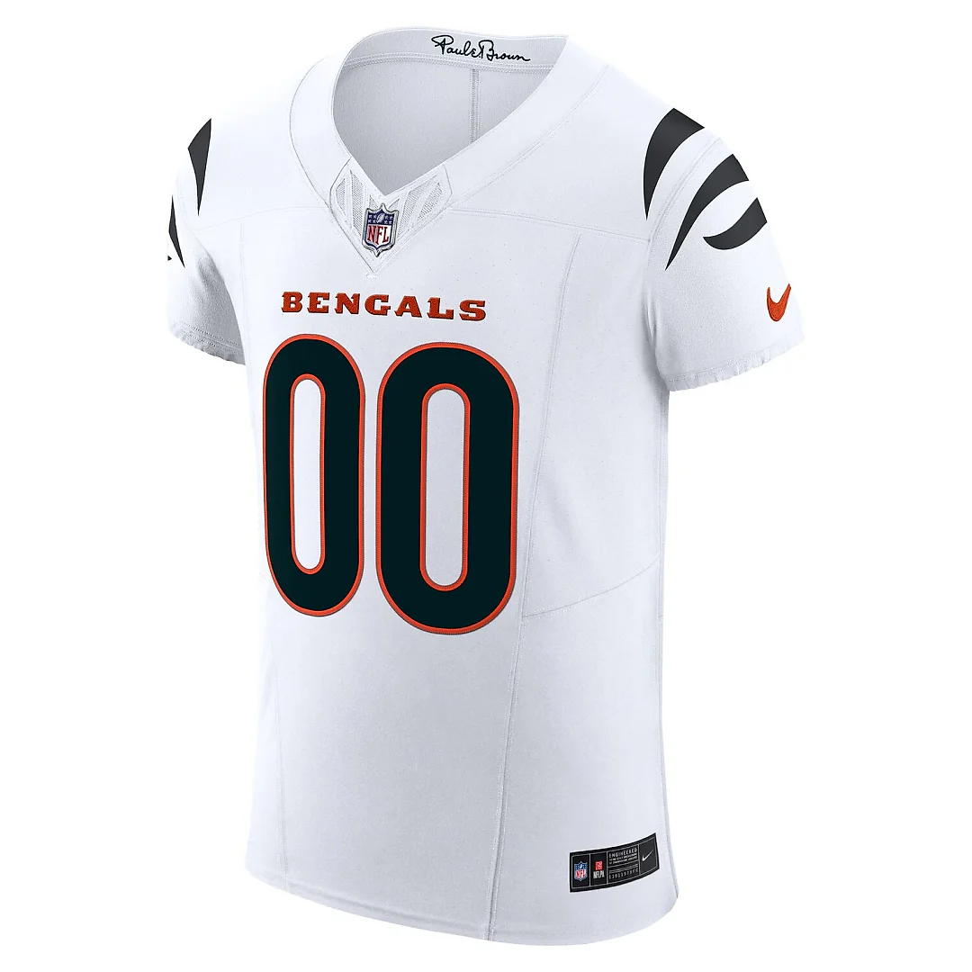 Zennovawear Cincinnati Bengals Vapor FUSE. Elite Custom Jersey - White