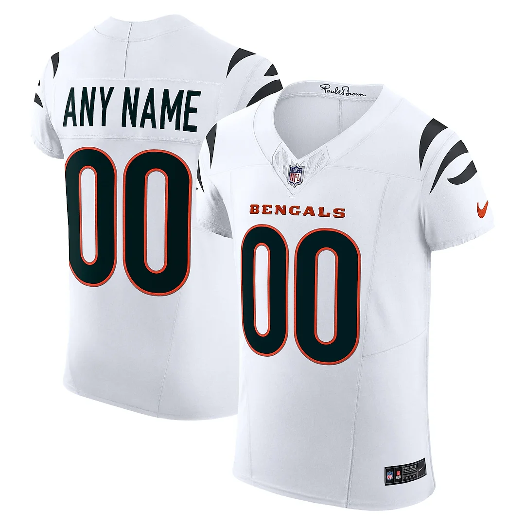 Zennovawear Cincinnati Bengals Vapor FUSE. Elite Custom Jersey - White