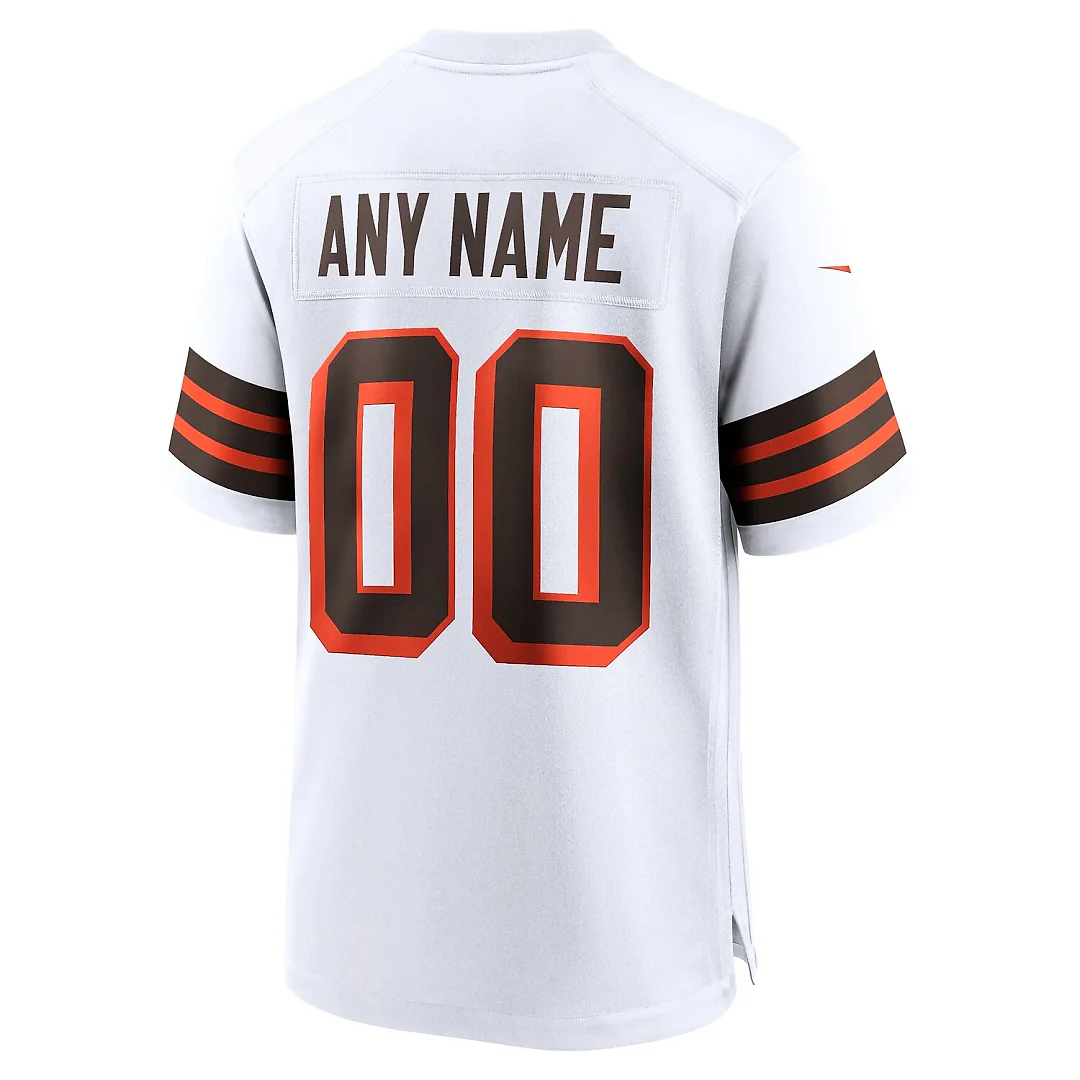 Zennovawear Cleveland Browns 1946 Collection Alternate Custom Jersey - White