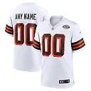 Zennovawear Cleveland Browns 1946 Collection Alternate Custom Jersey - White