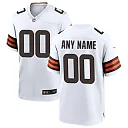 Zennovawear Cleveland Browns Custom Game Jersey - White