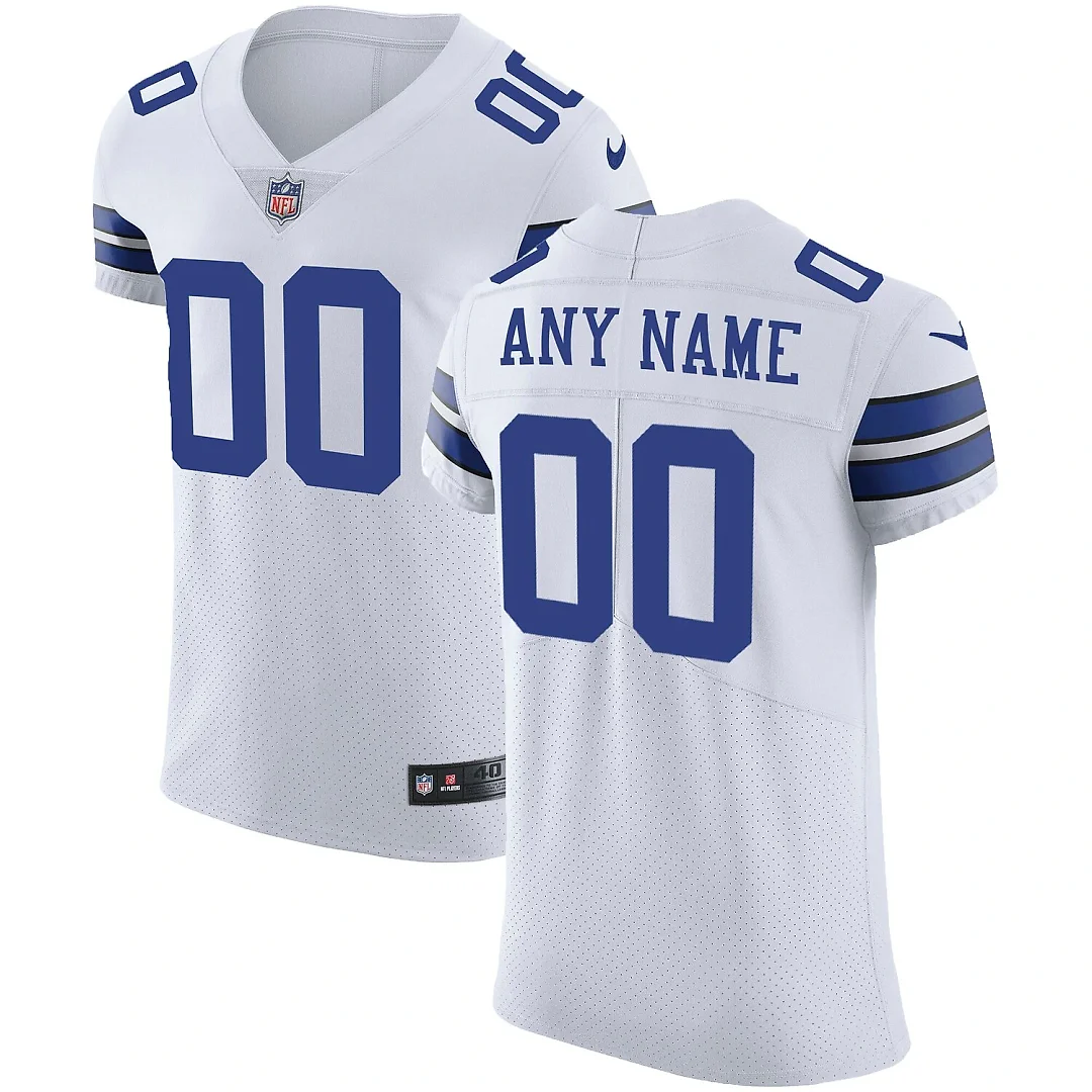 Zennovawear Dallas Cowboys Vapor Untouchable Custom Elite Jersey - White