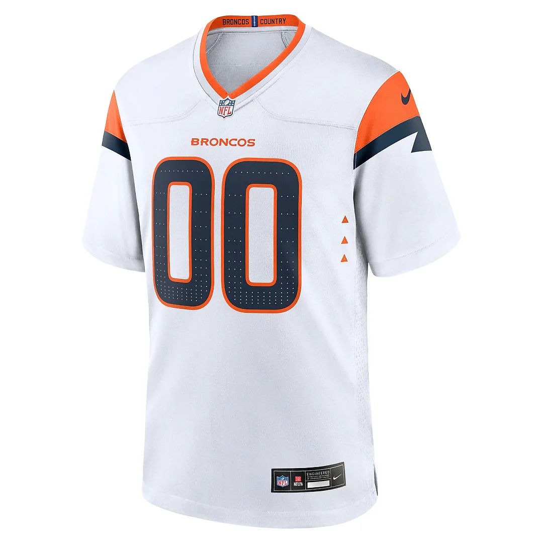 Zennovawear Denver Broncos Custom Game Jersey - White