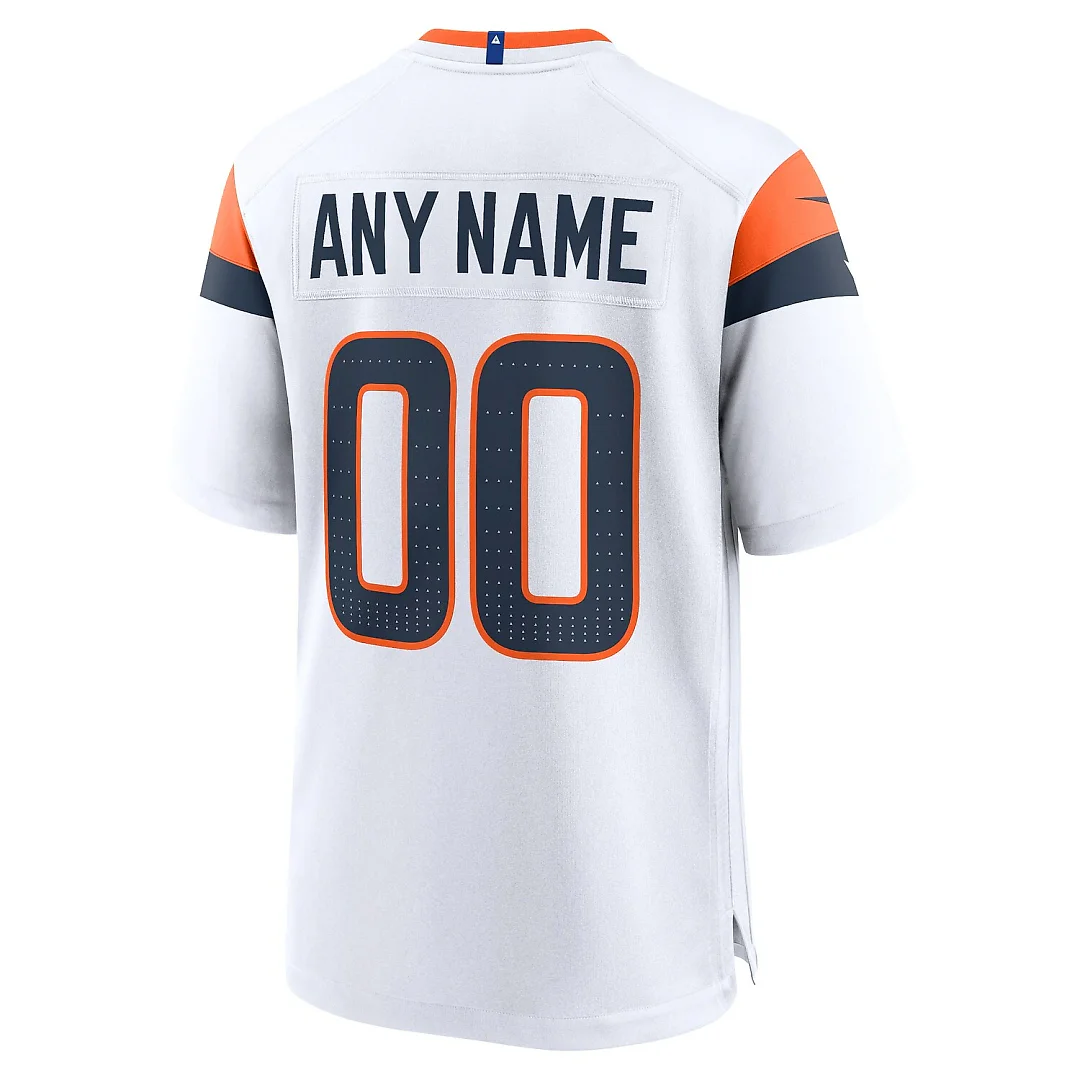 Zennovawear Denver Broncos Custom Game Jersey - White