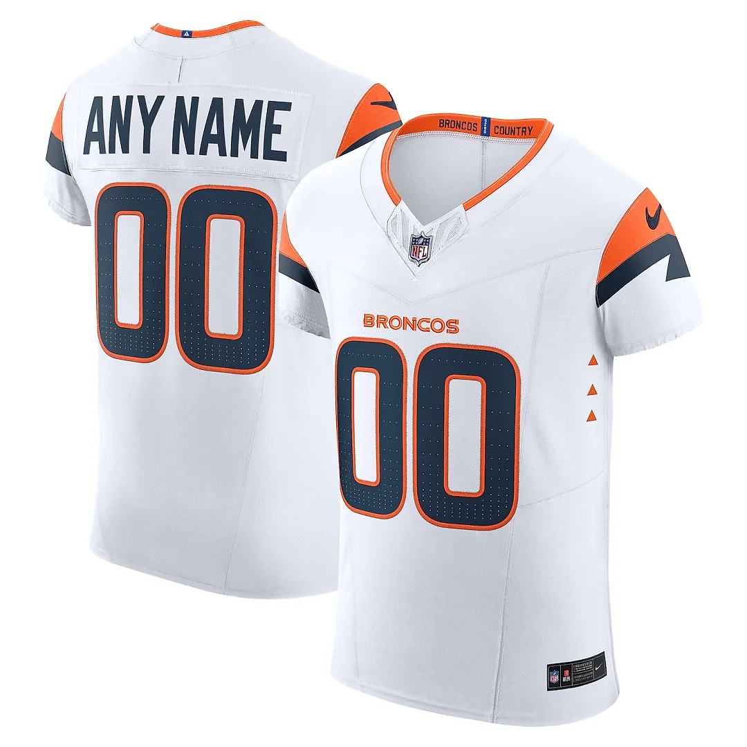 Zennovawear Denver Broncos Vapor FUSE. Elite Custom Jersey - White