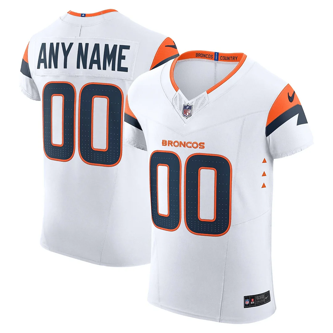 Zennovawear Denver Broncos Vapor FUSE. Elite Custom Jersey - White