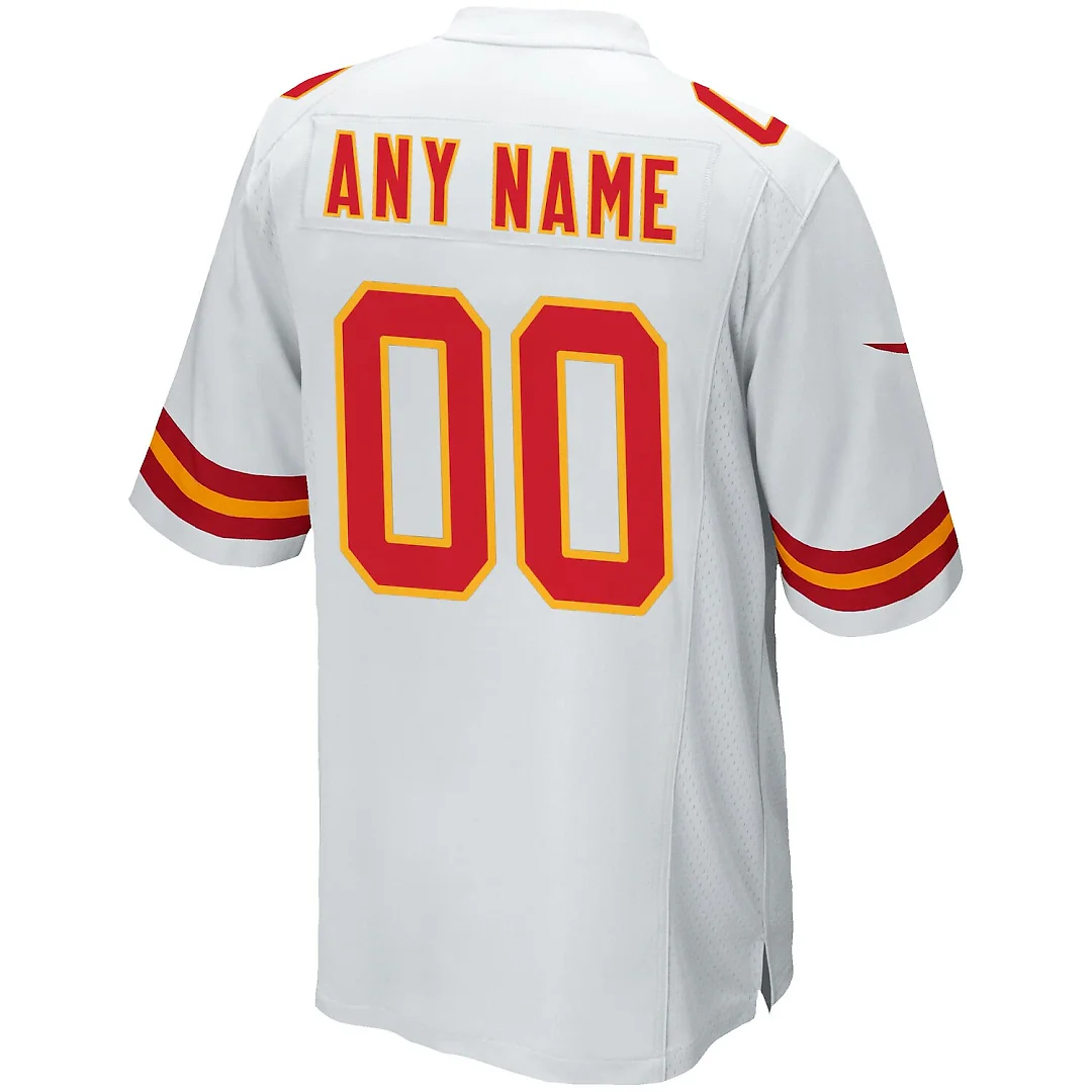 Zennovawear Kansas City Chiefs Custom Game Jersey - White