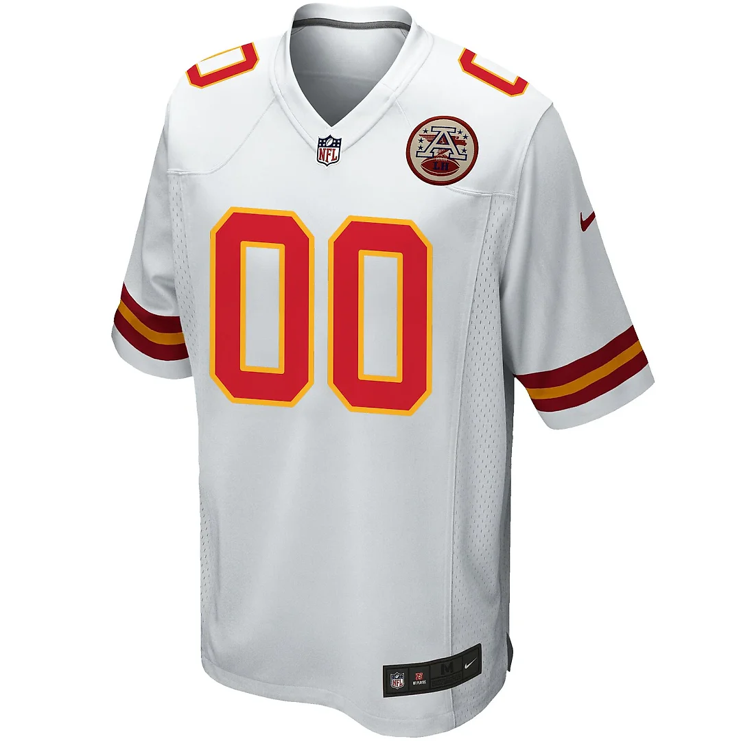 Zennovawear Kansas City Chiefs Custom Game Jersey - White