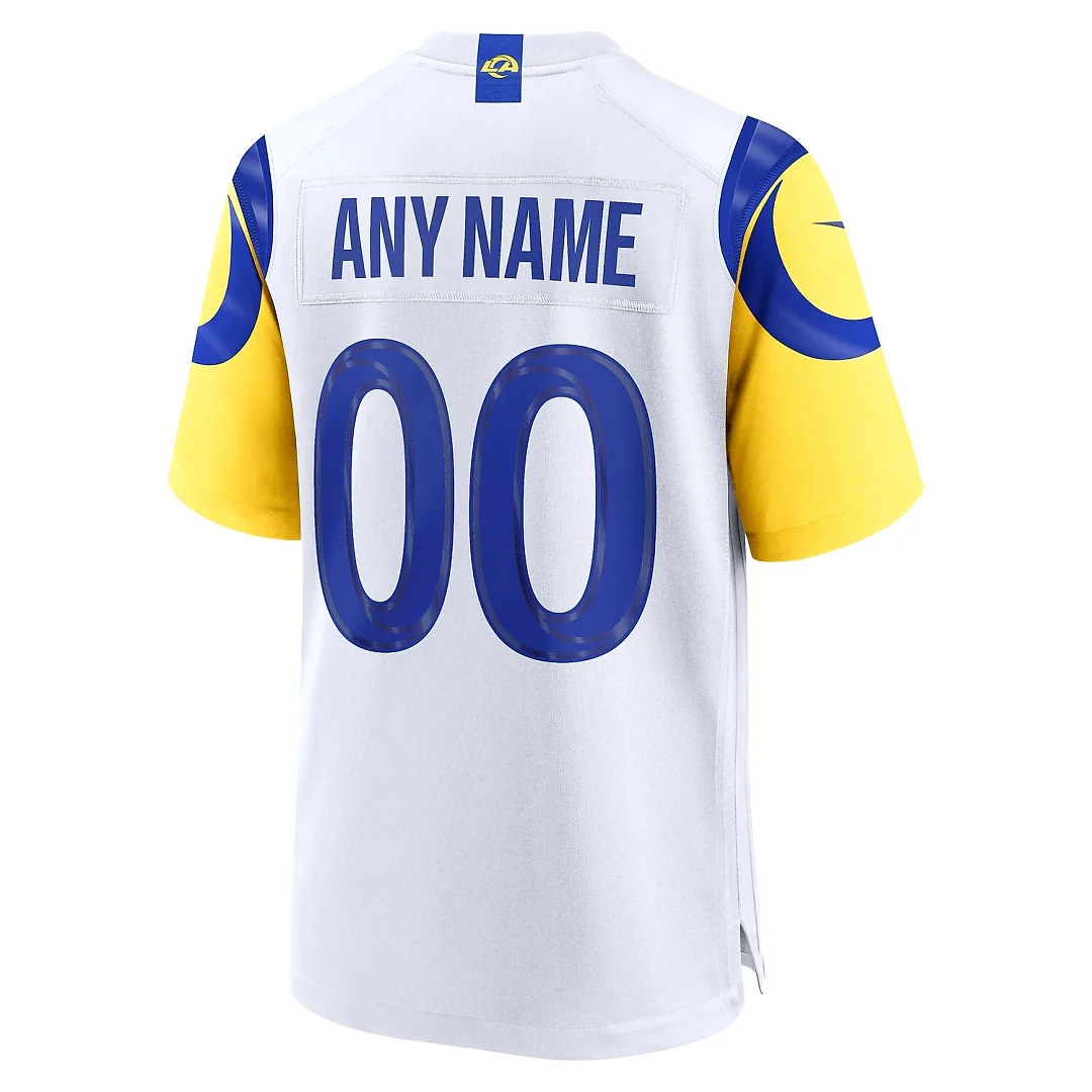 Zennovawear Los Angeles Rams Custom Game Jersey - White