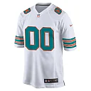 Zennovawear Miami Dolphins Alternate Custom Game Jersey - White