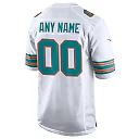 Zennovawear Miami Dolphins Alternate Custom Game Jersey - White