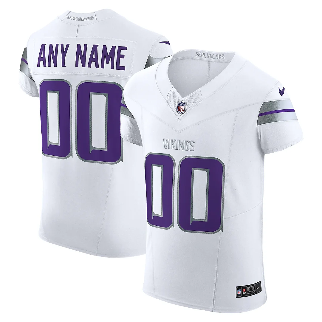 Zennovawear Minnesota Vikings Vapor FUSE. Elite Custom Jersey - White