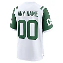 Zennovawear New York Jets Classic Alternate Custom Replica Jersey - White