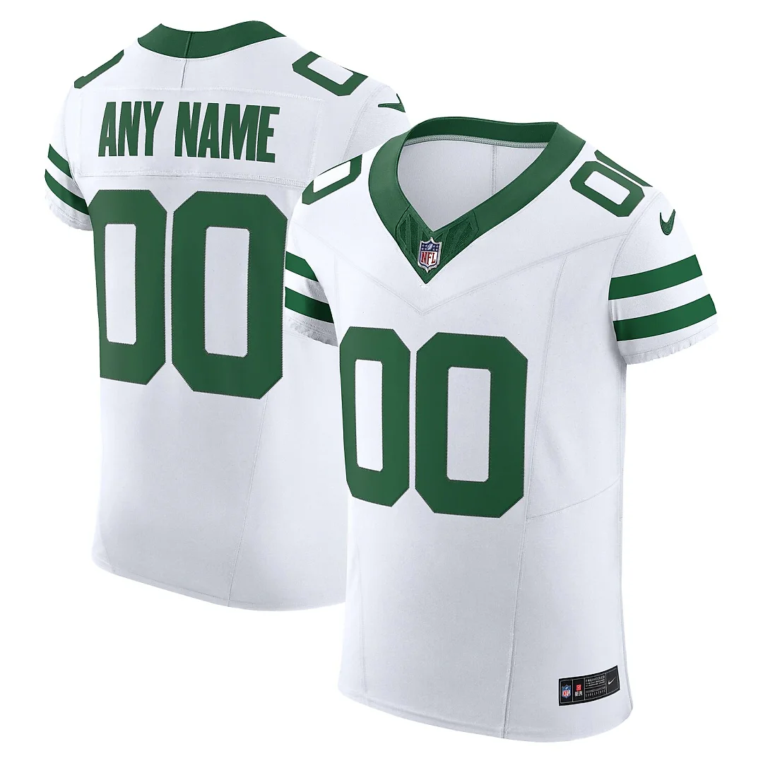 Zennovawear New York Jets Vapor FUSE. Elite Custom Jersey - White