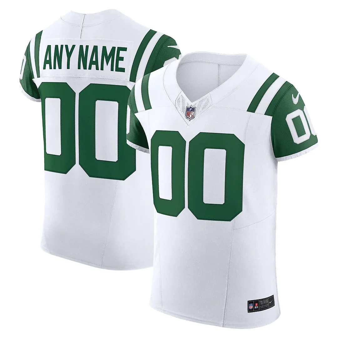 Zennovawear New York Jets Vapor FUSE. Elite Custom Jersey - White