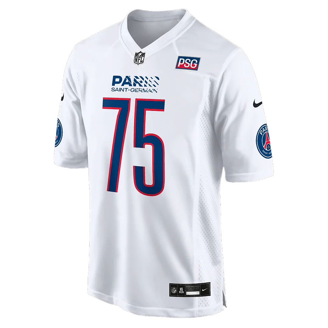 Zennovawear Paris Saint-Germain 2025 Soccer x NFL Game Jersey - White