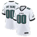 Zennovawear Philadelphia Eagles White Custom Game Jersey - White