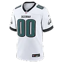 Zennovawear Philadelphia Eagles White Custom Game Jersey - White