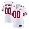 Zennovawear San Francisco 49ers 80th Anniversary Custom Game Jersey - White