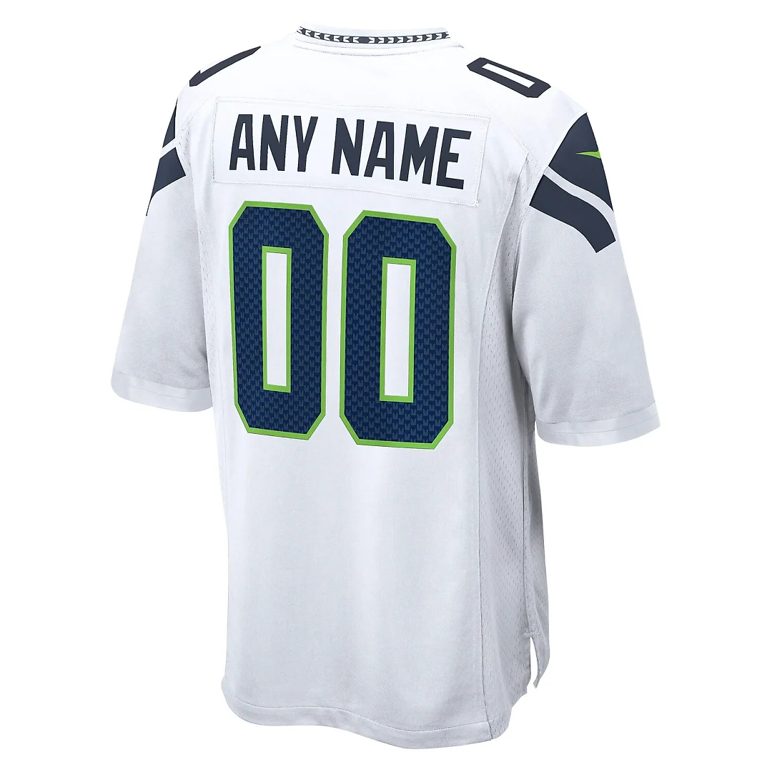 Zennovawear Seattle Seahawks Custom Game Jersey - White