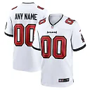 Zennovawear Men's White Tampa Bay Buccaneers White Custom Game Jersey