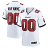 Zennovawear Men's White Tampa Bay Buccaneers White Custom Game Jersey