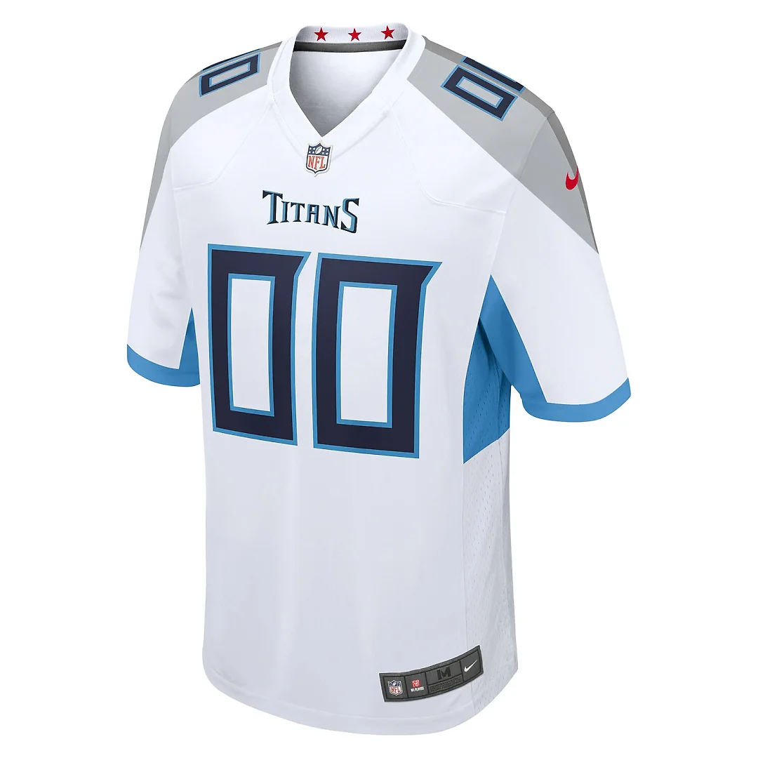 Zennovawear Tennessee Titans Custom Game Jersey - White