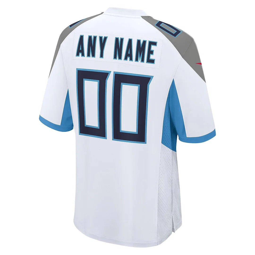 Zennovawear Tennessee Titans Custom Game Jersey - White