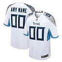 Zennovawear Tennessee Titans Custom Game Jersey - White