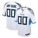 Zennovawear Tennessee Titans Custom Game Jersey - White