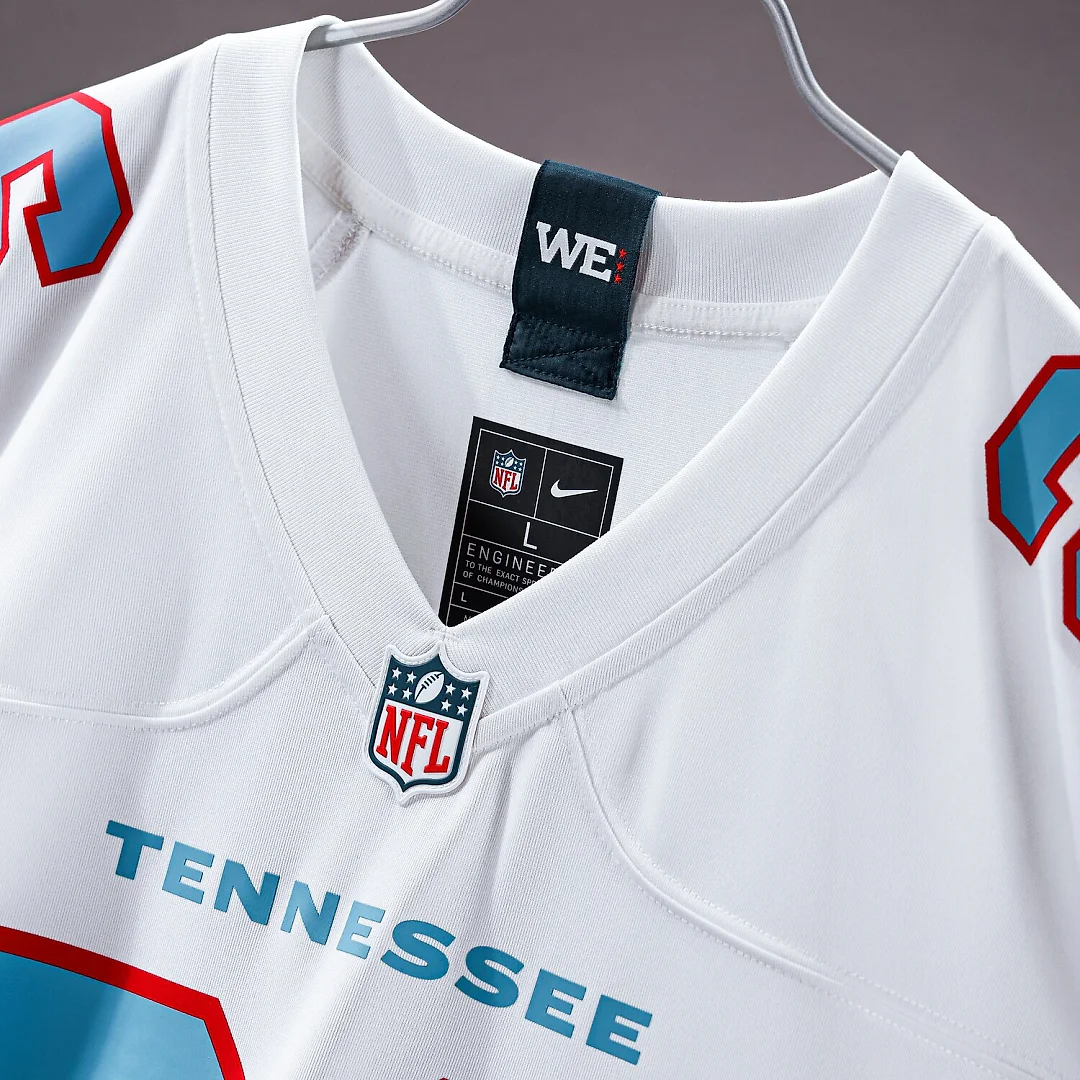 Zennovawear Tennessee Titans Game Custom Jersey - White