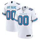 Zennovawear Tennessee Titans Game Custom Jersey - White