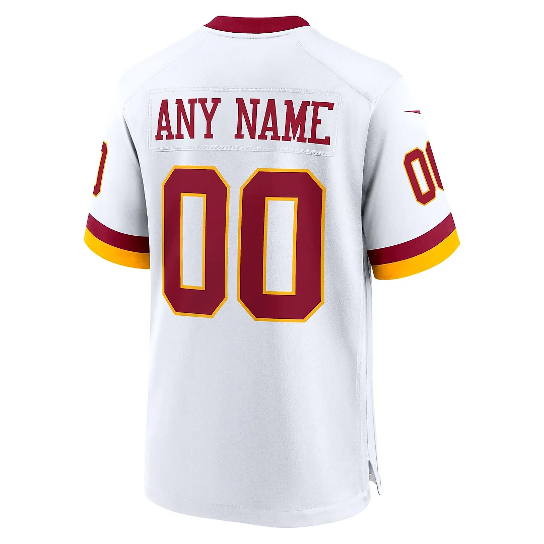 Zennovawear Washington Commanders Game Super Bowl Era Custom Jersey - White