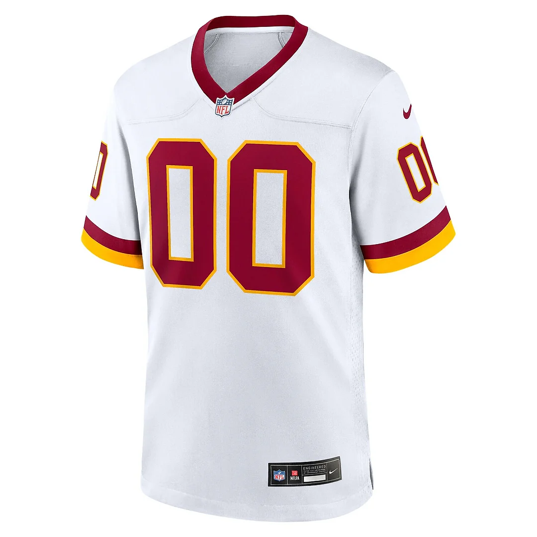 Zennovawear Washington Commanders Game Super Bowl Era Custom Jersey - White