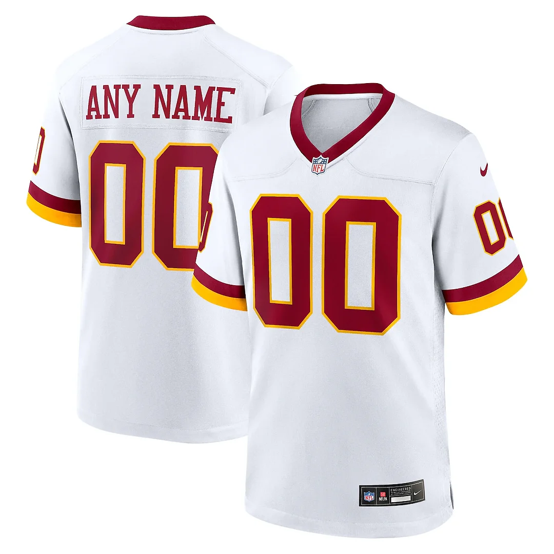 Zennovawear Washington Commanders Game Super Bowl Era Custom Jersey - White